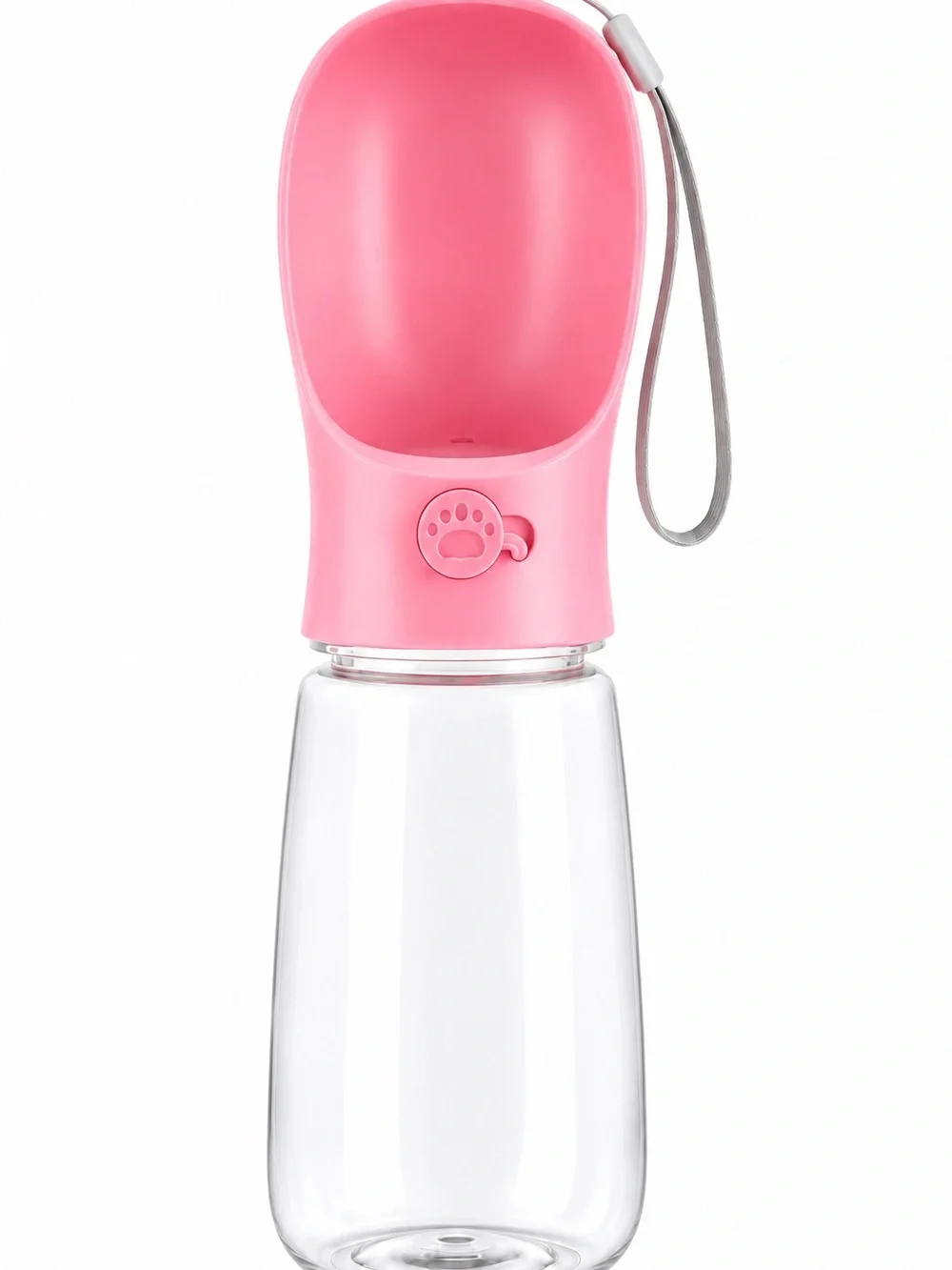 Portable Pink Pet Care Cup - Leak Proof Dog Water Bottle